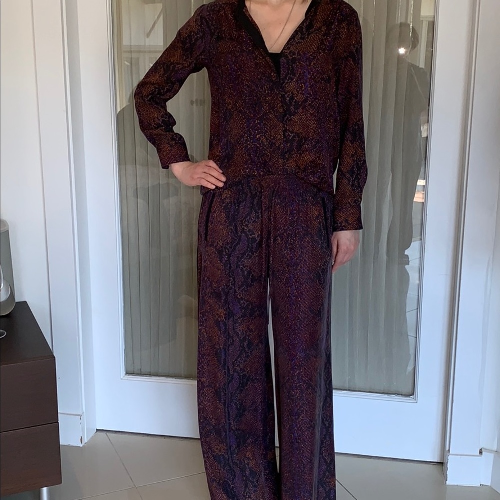Rebecca Taylor Silk Pant Suit